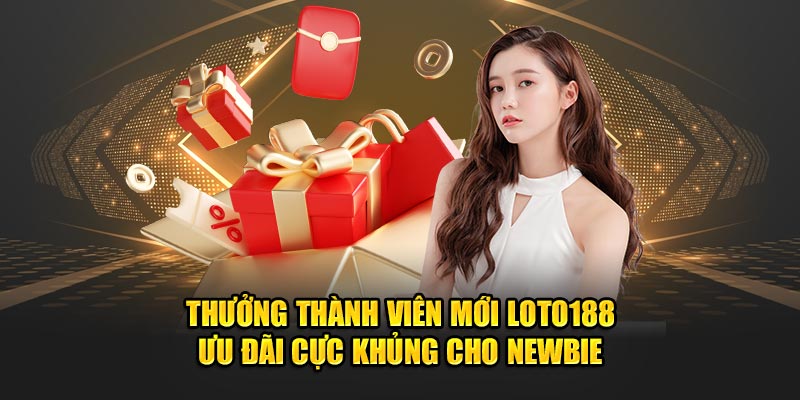 Thưởng thành viên mới Loto188